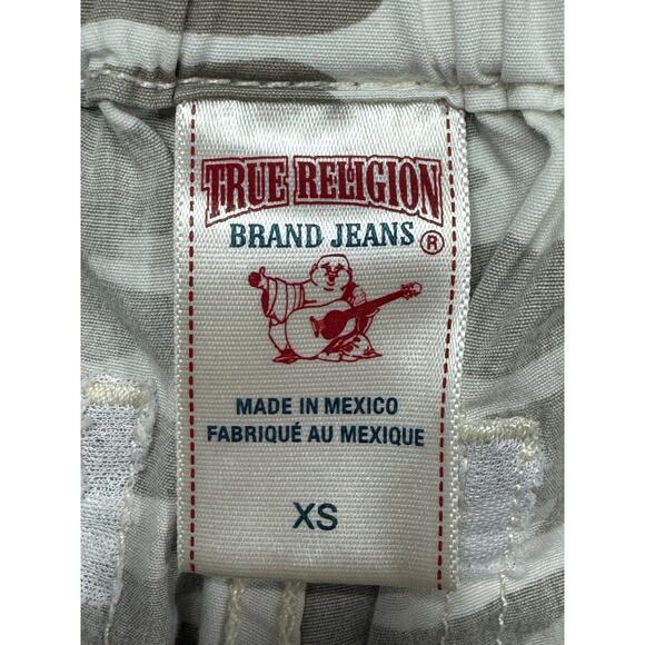 True Religion Women's Gray White Camouflage Jogger Pants - Size XS (26x26) - Picture 4 of 6